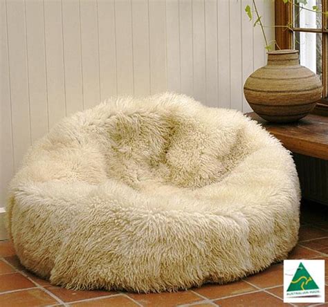 sheepskin bean bag australia